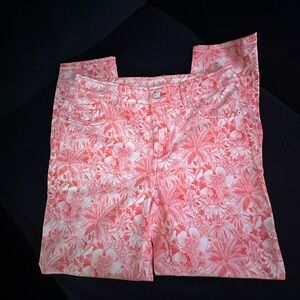 Tommy Bahama Pink Floral Women Jeans